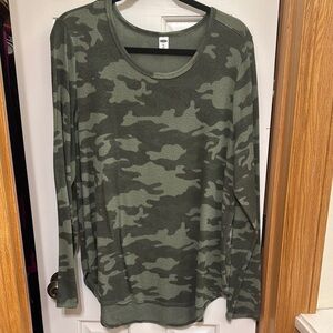 Old Navy Olive Long Sleeve Shirt